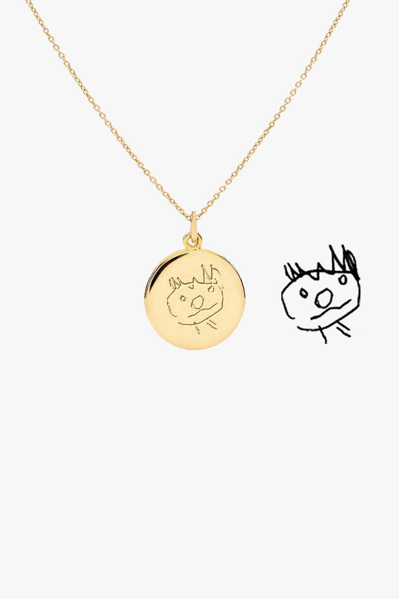 Colier Coin Little Artist Argint