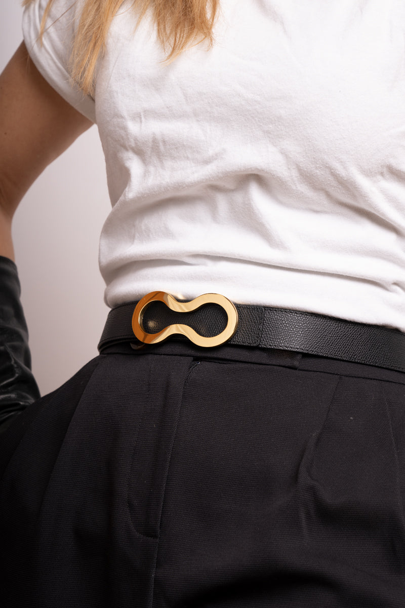 Moogu Signature Black Gold Belt