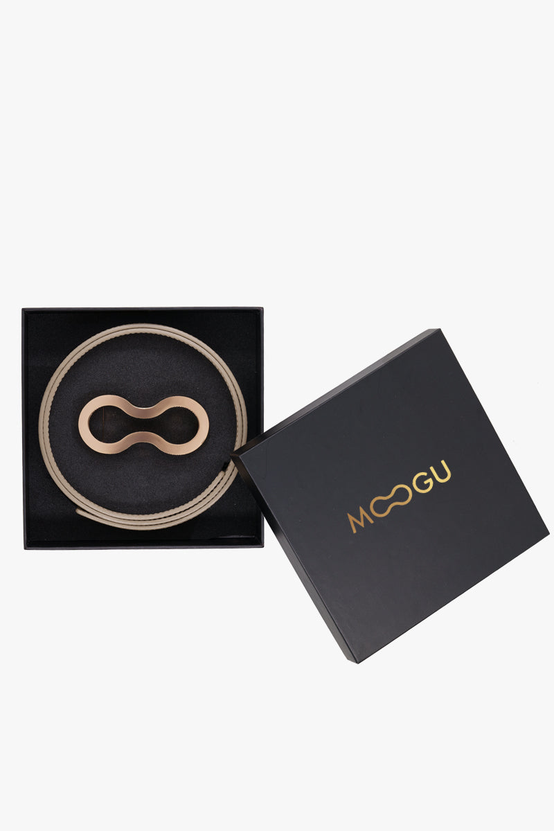 Moogu Signature Belt Greige Rose Gold