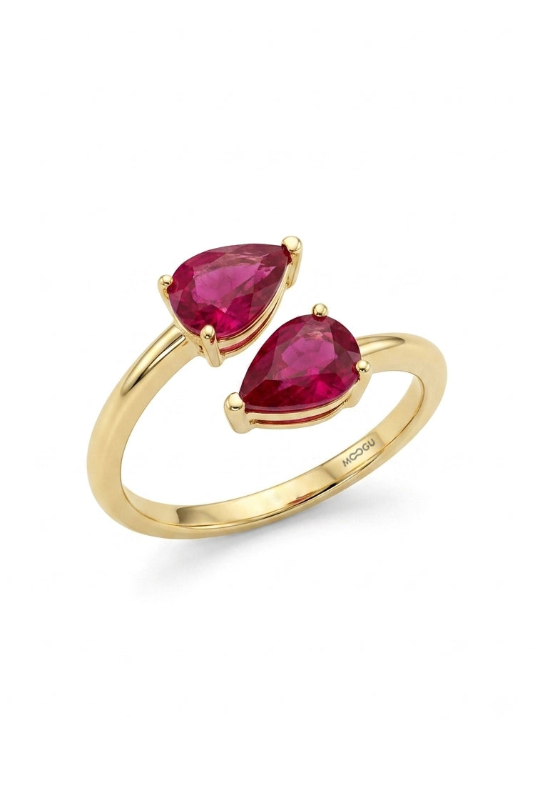 Inel Ruby Duet