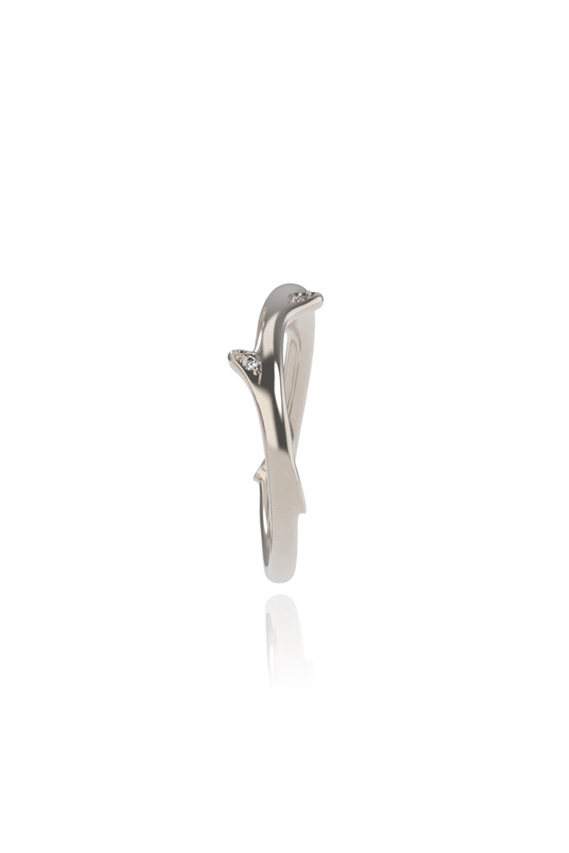 Fine Twig engagement ring