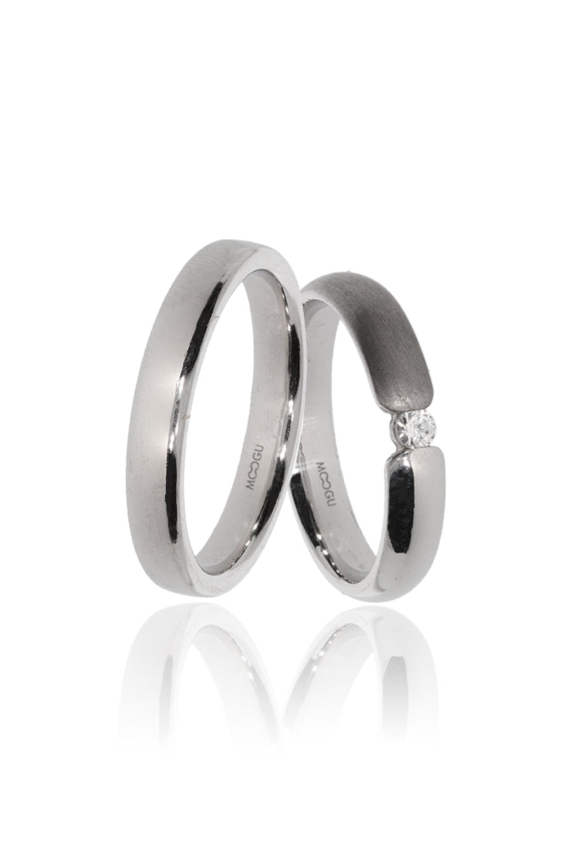 In Time Wedding Bands