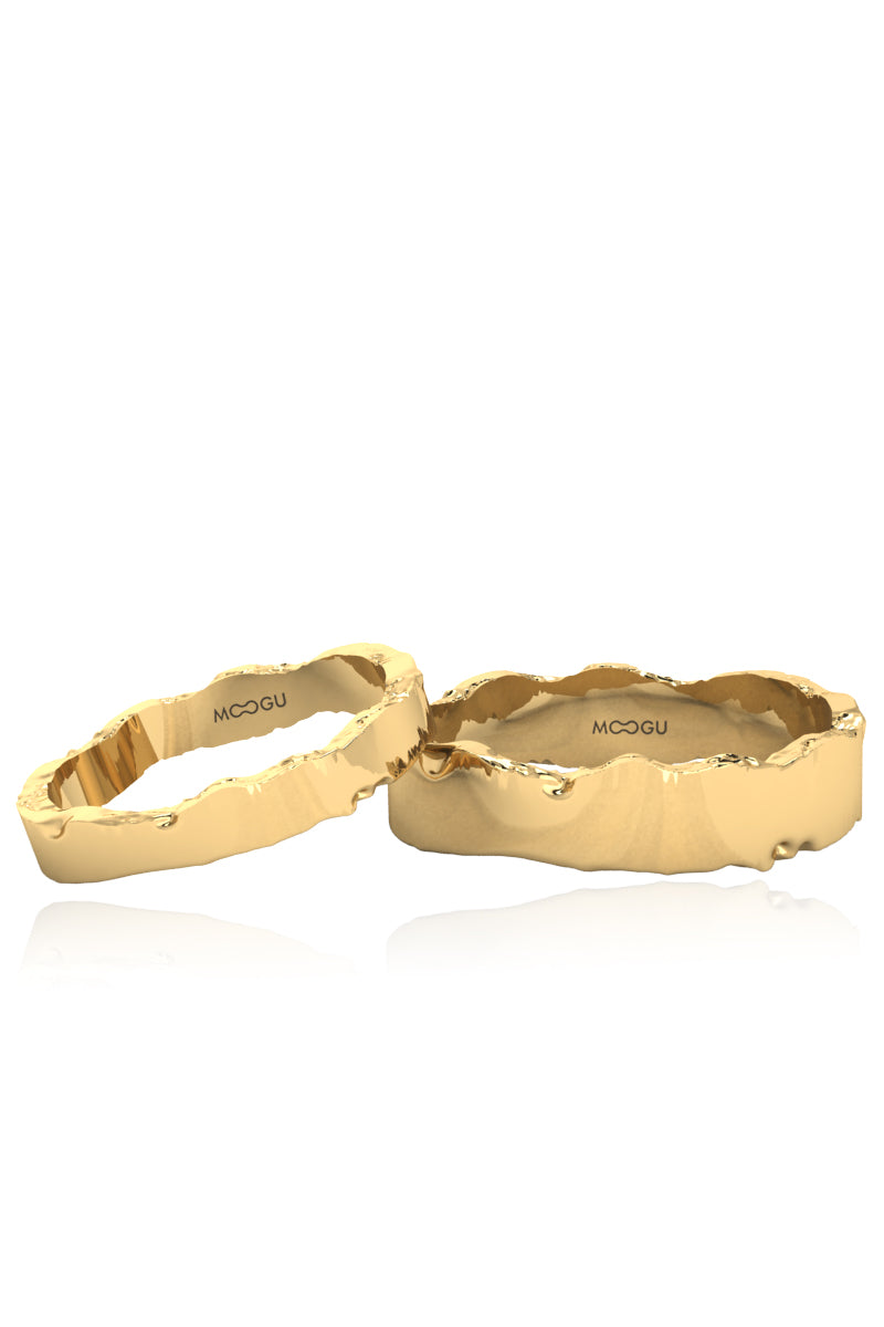 Terra Gold Wedding Rings