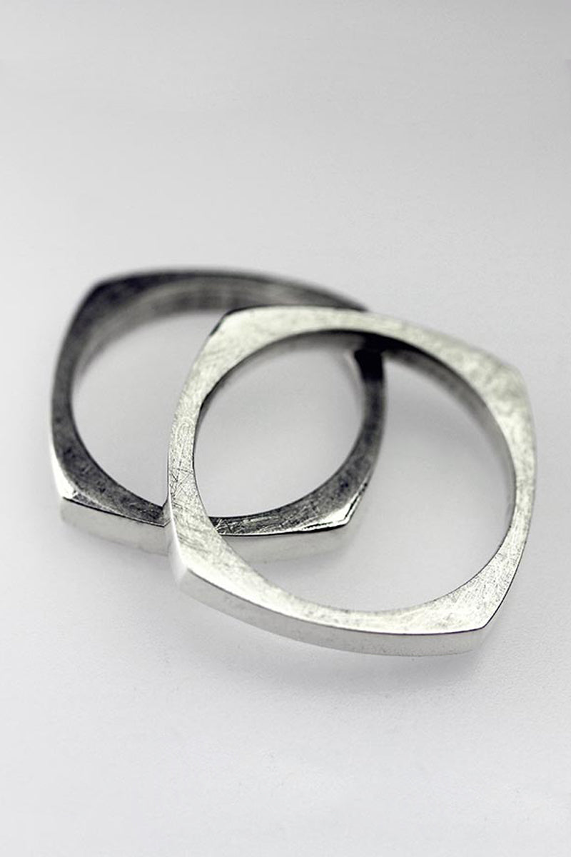 Square Wedding Bands
