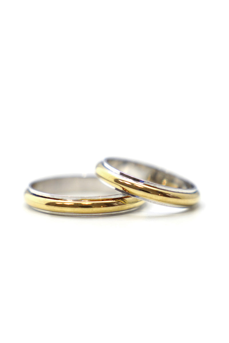Gold Line Wedding Bands