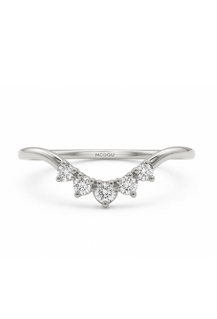 Arch Band Lab Grown engagement ring
