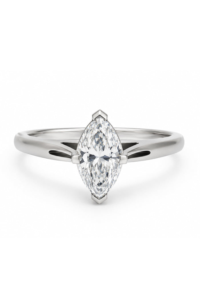 inel diamant natural iatra marquise