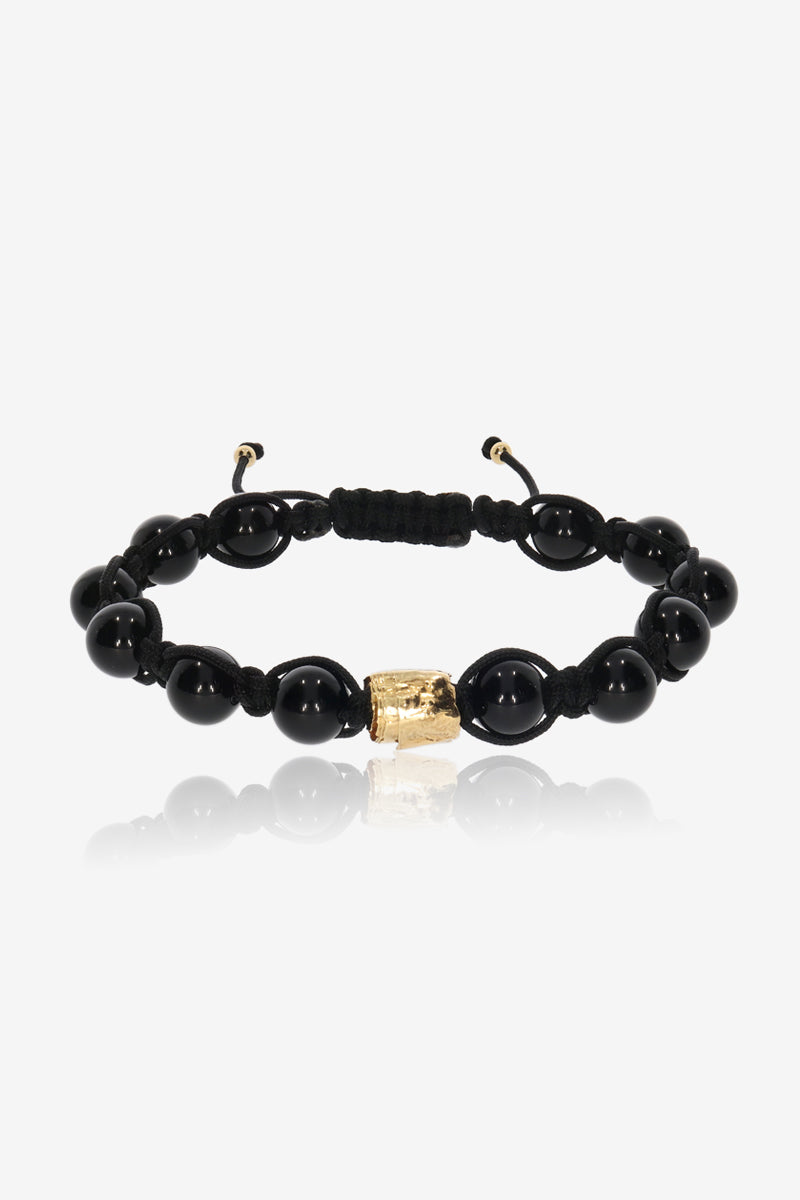 Gold Handcrafted 14k Gold Bead Bracelet