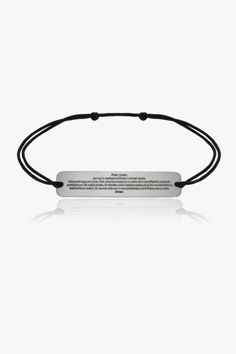 Pater Noster Man Silver Bracelet