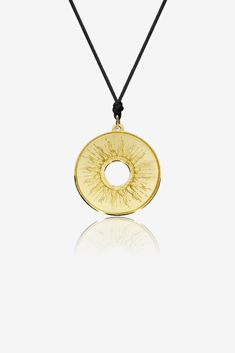 Gold Sun Necklace/Pendant