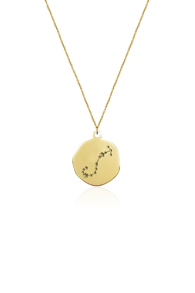 Scorpio Constellation Gold Necklace