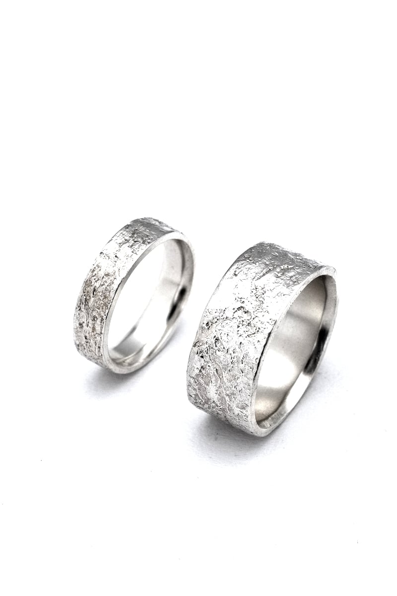 Mountain Stone Gold Rings