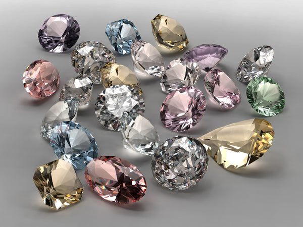 Diamantele colorate