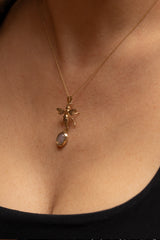 Opal Bee Necklace/Pendant