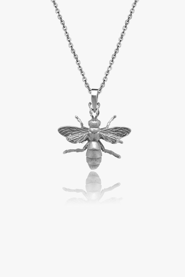The Bee Silver Necklace