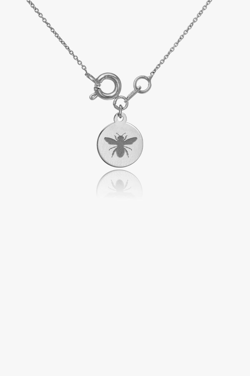 The Bee Silver Necklace