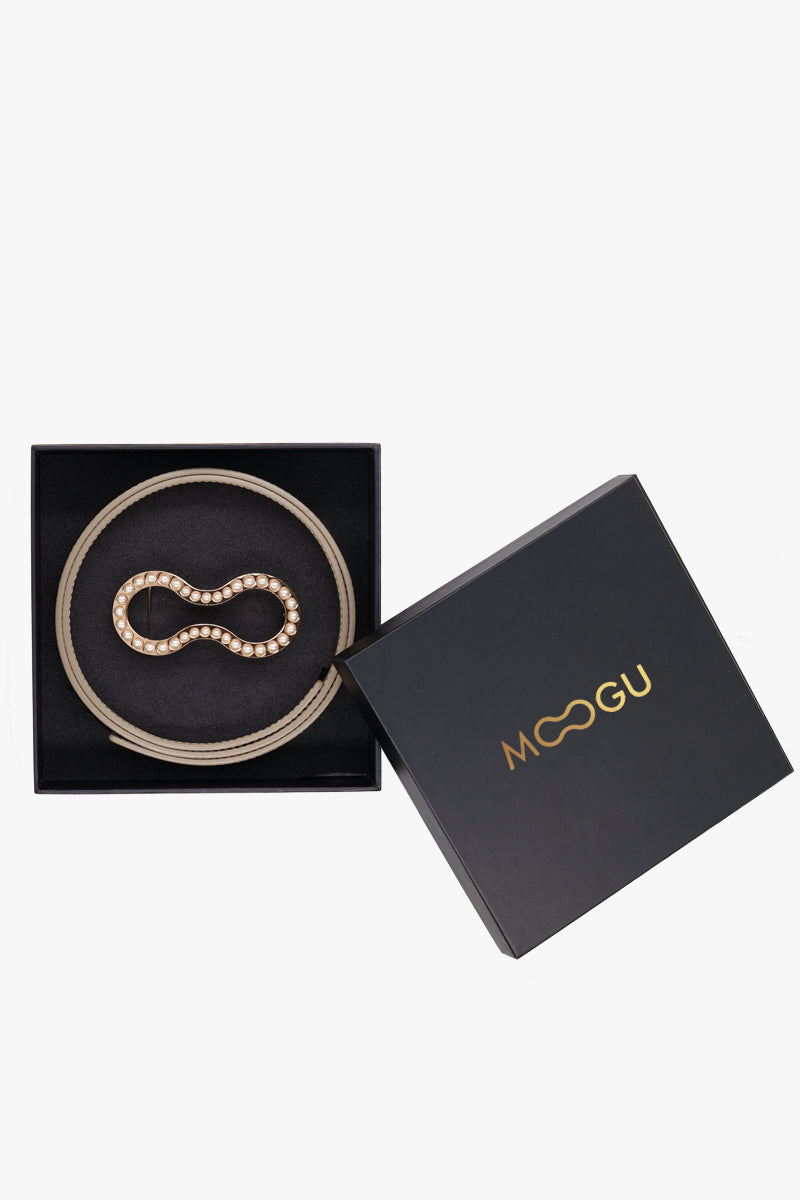  Moogu Signature Pearl Greige Belt