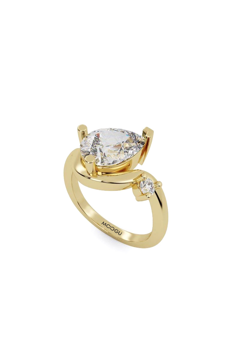 Fine Twig Engagement Ring