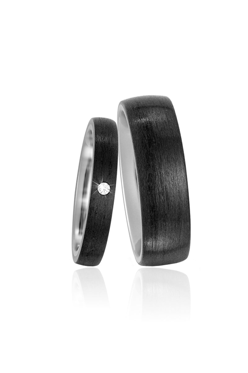 Black Velvet Wedding Bands