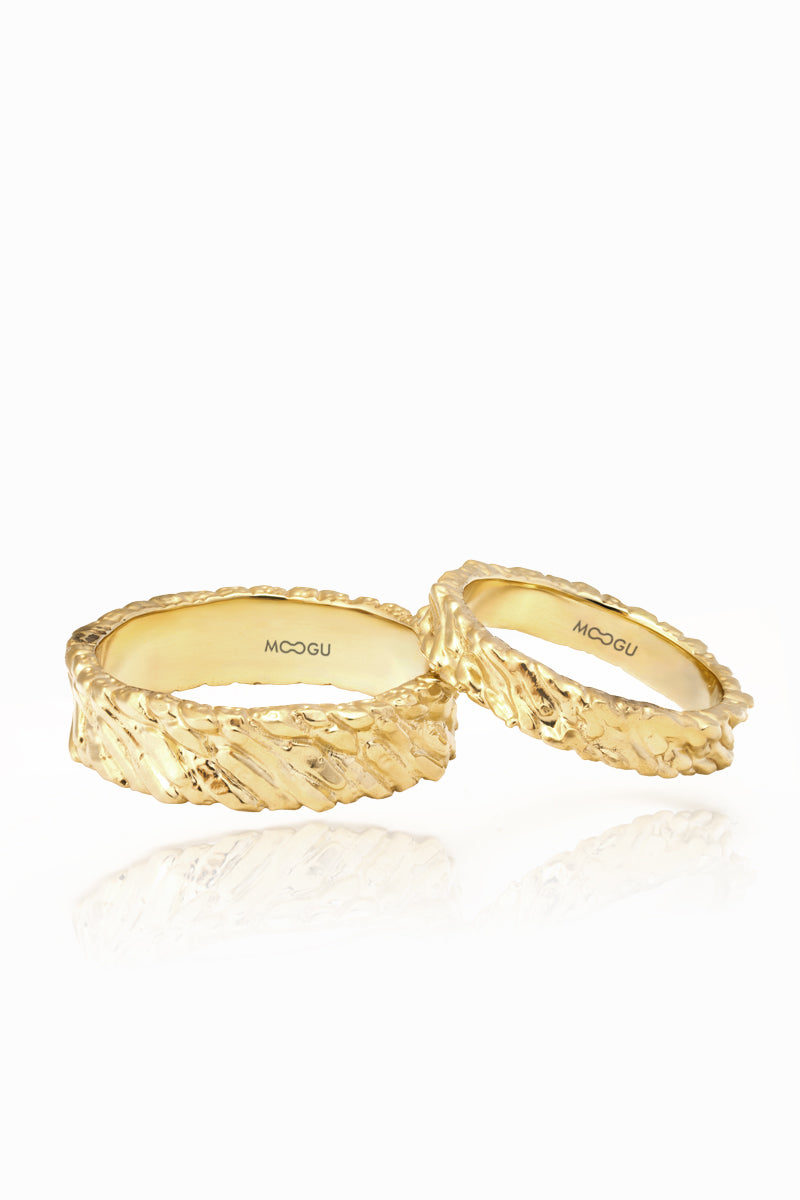 Terra wedding rings