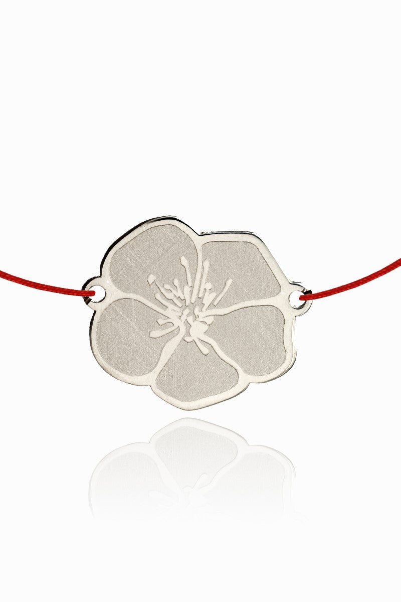 Cherry Blossom Silver Bracelet