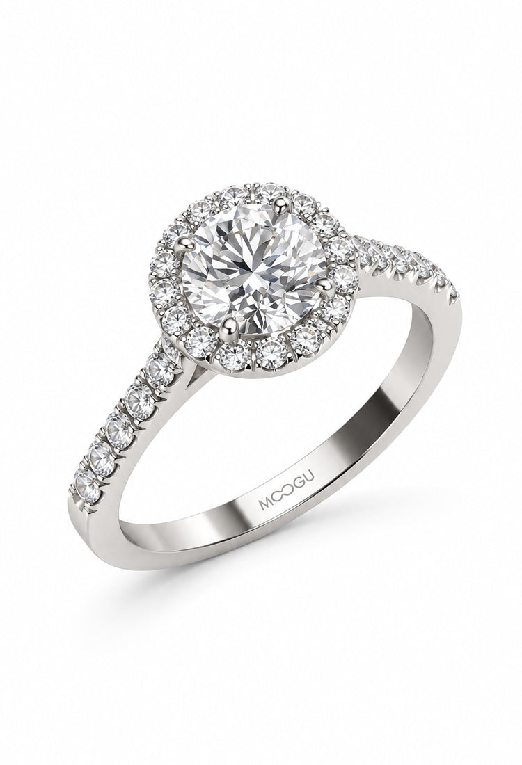 Halo Engagement Ring