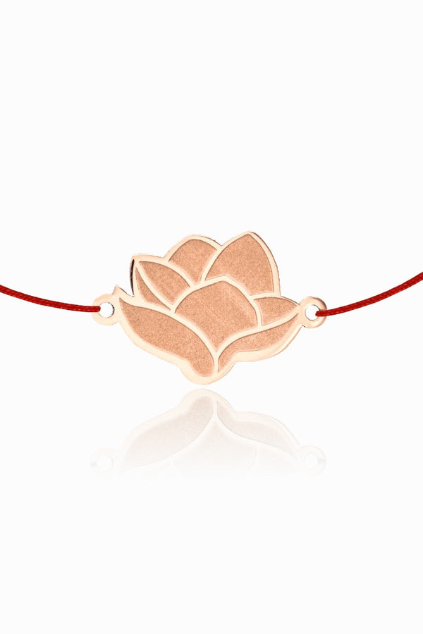 14k Gold Magnolia Bracelet