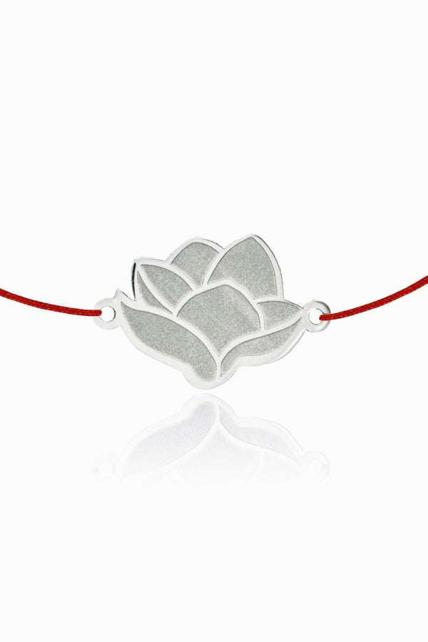 Silver Magnolia Bracelet