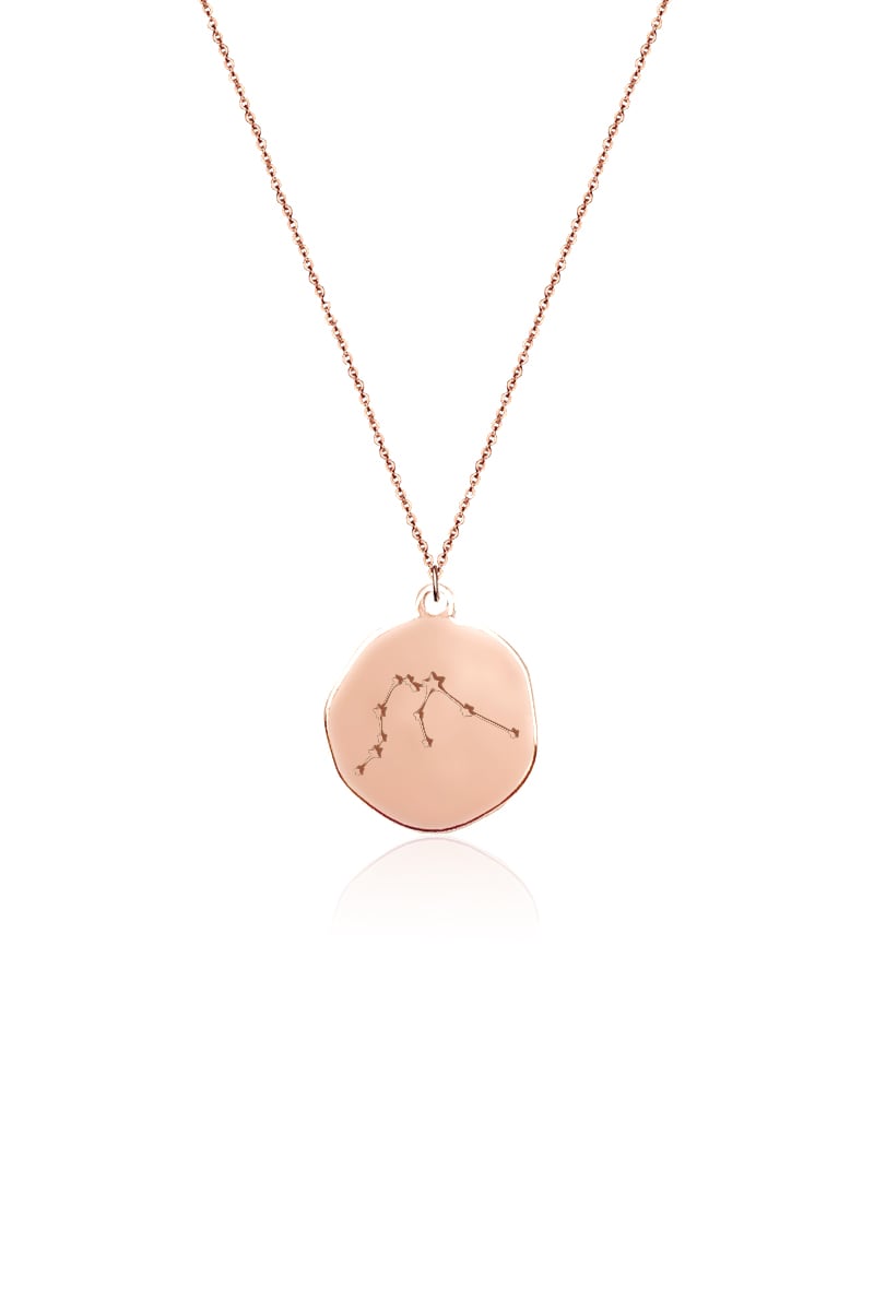 Aquarius Constellation Gold Necklace
