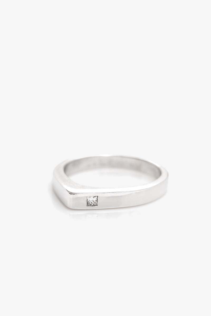 Line V Engagement Ring