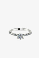 Light Solitaire Engagement Ring