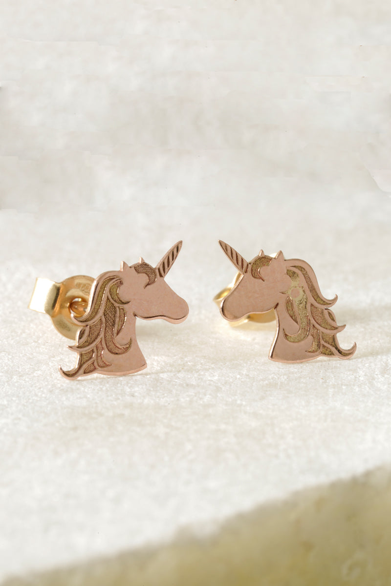 Small Unicorns Children's Earrings
