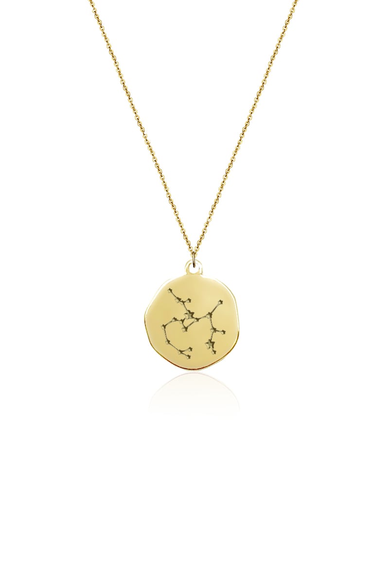 Sagittarius Constellation Gold Necklace