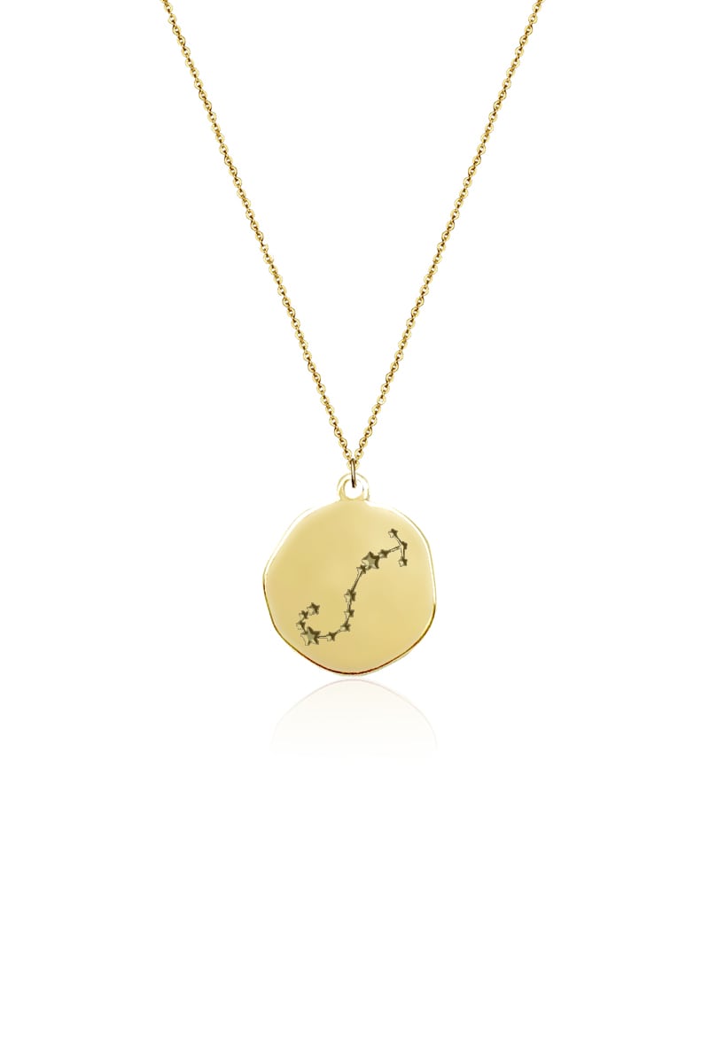 Scorpio Constellation Gold Necklace