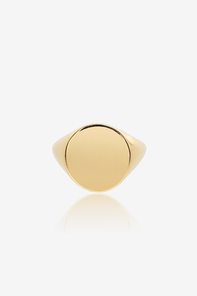 Round Signet Ring