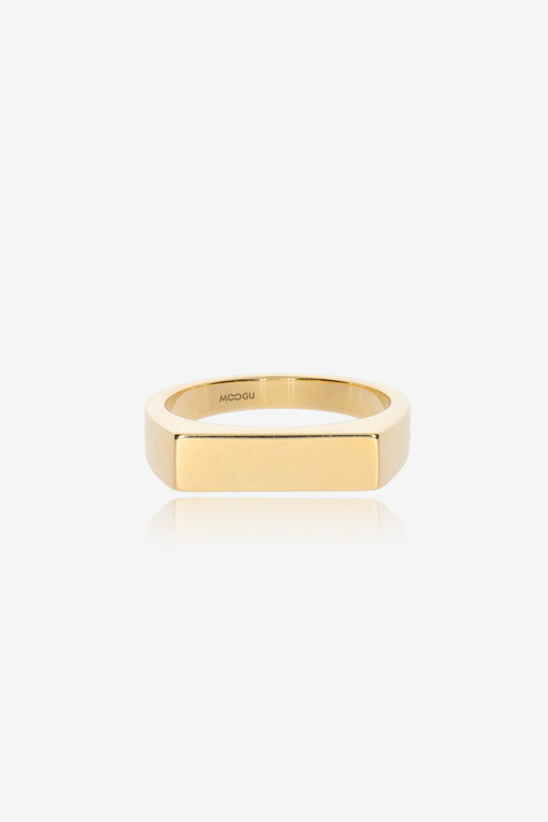 Baguette Signet Ring