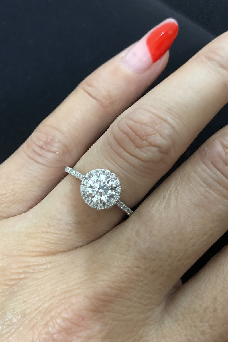 Halo Engagement Ring