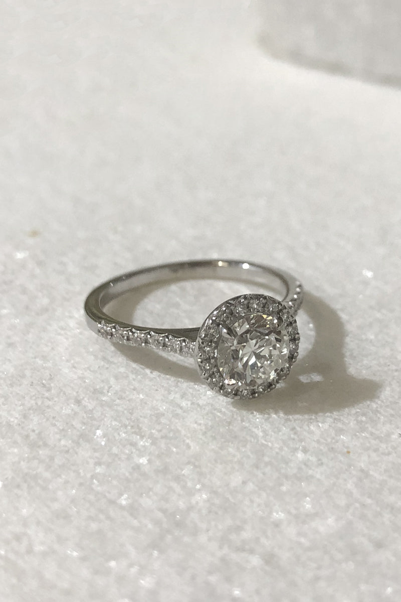 Halo Engagement Ring