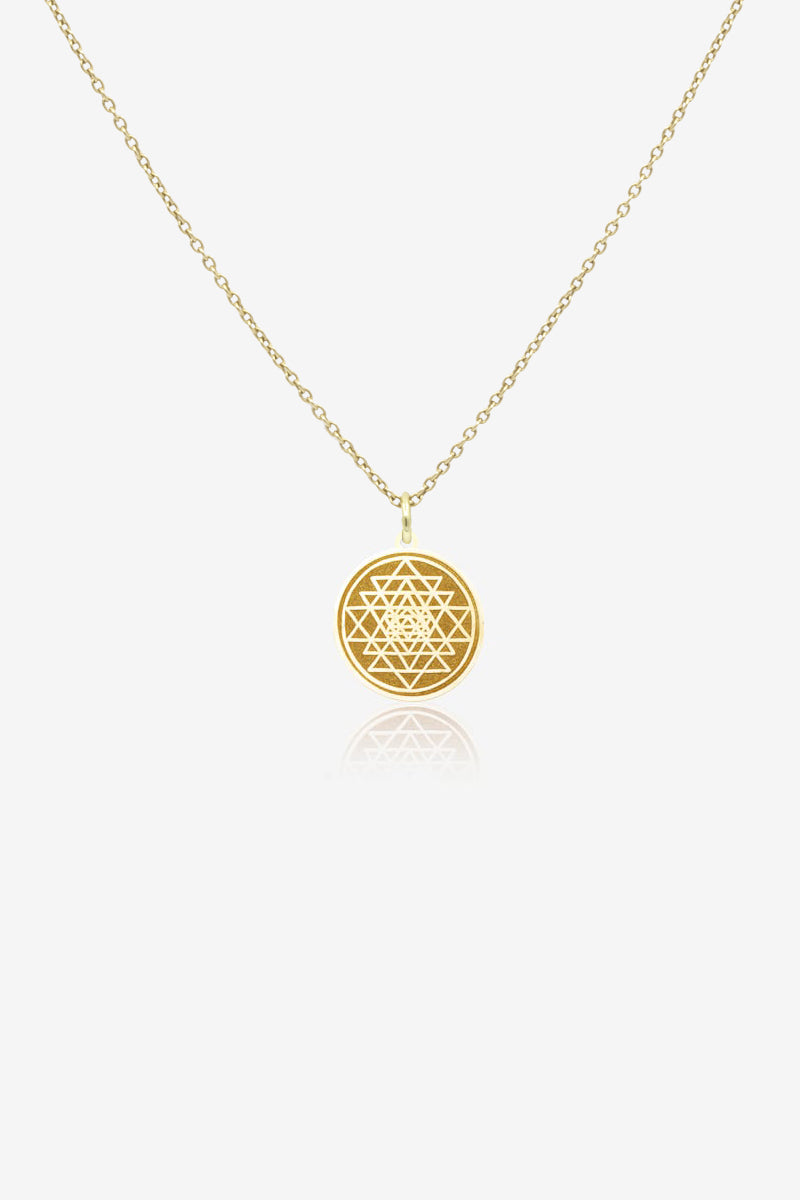 Colier/Pandantiv Mantra Sri Yantra