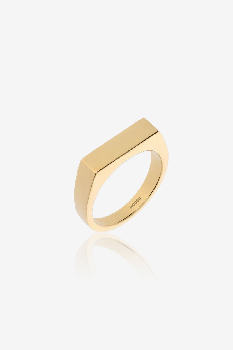 Baguette Signet Ring