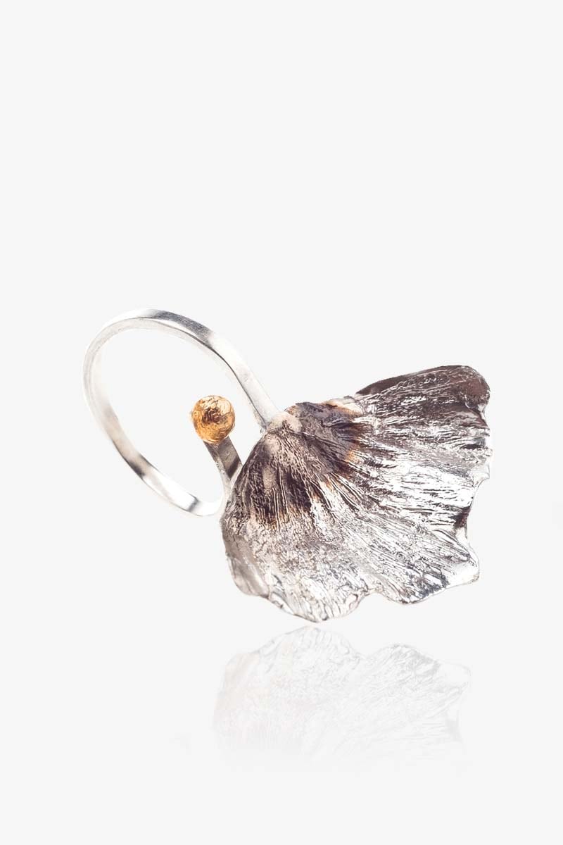 Flower Gingko Ring