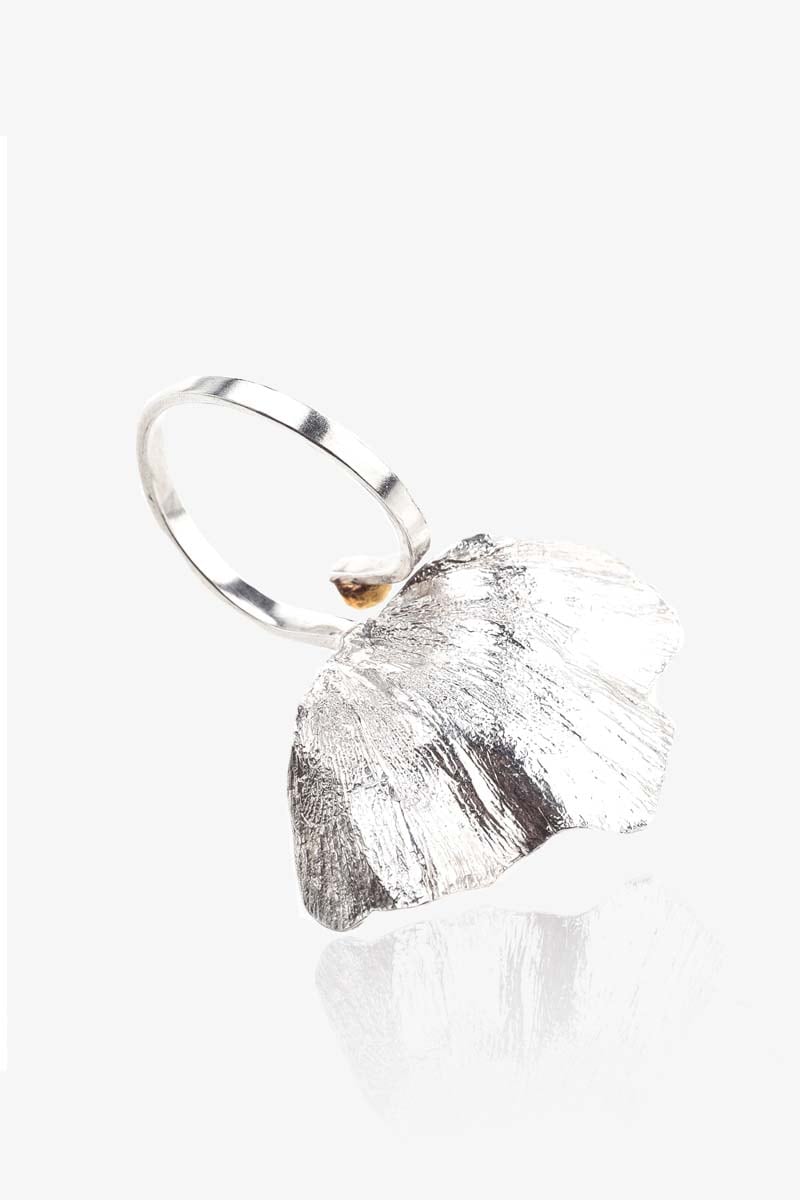 Flower Gingko Ring