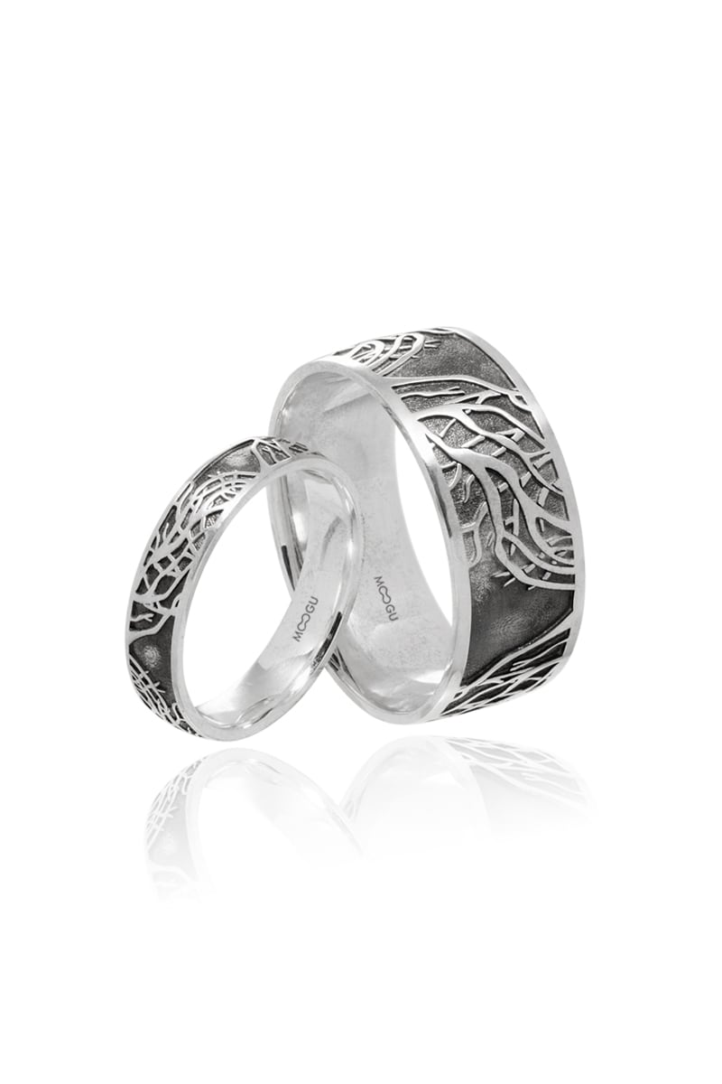 Tree of Life Wedding Bands