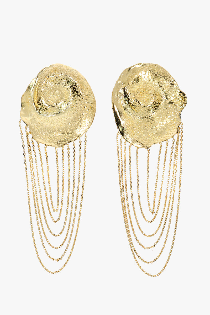 Gold Shell Earrings